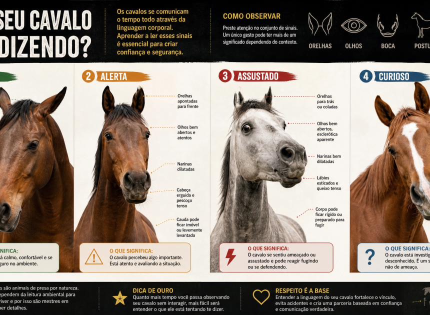 A Ciência da Etologia Equina: O Código Secreto da Mente dos Cavalos